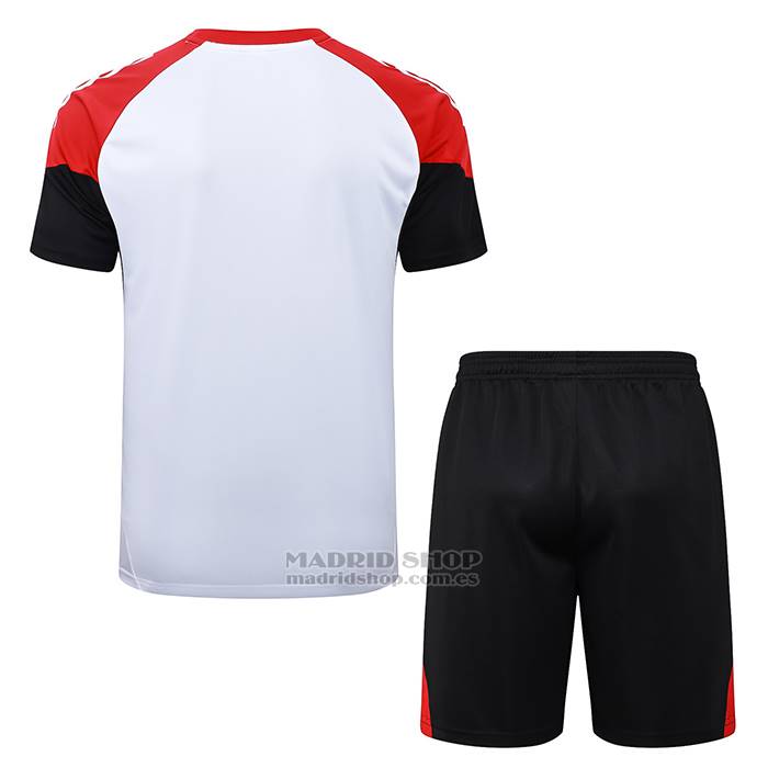 Chandal del Arsenal Manga Corta 2025-2026 Blanco - Pantalon Corto
